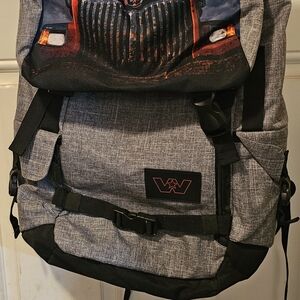 Gray and Black Men's Backpack